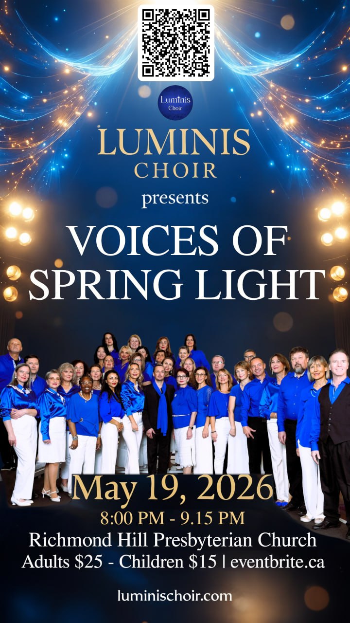 Voices of Spring Light concert poster